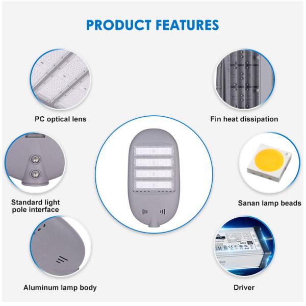 Intelligence Safety Outdoor Pole Mounted LED Street Light