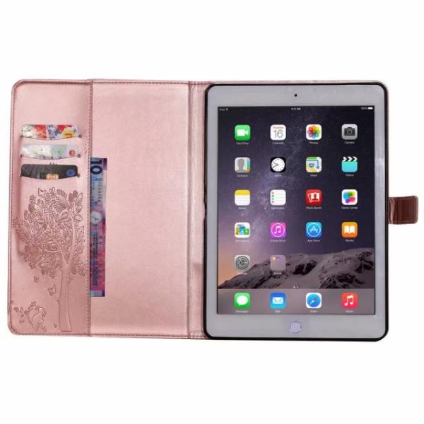 Luxury PU Leather 9.7-inch Apple iPad Pro 2016 Cases with Tree Embossed Folio Smart Stand Cover