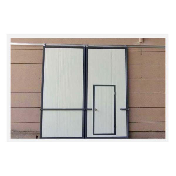 Sandwich Panel Warehouse Industrial Sliding Door Automatic Metal 50mm Panel 220V