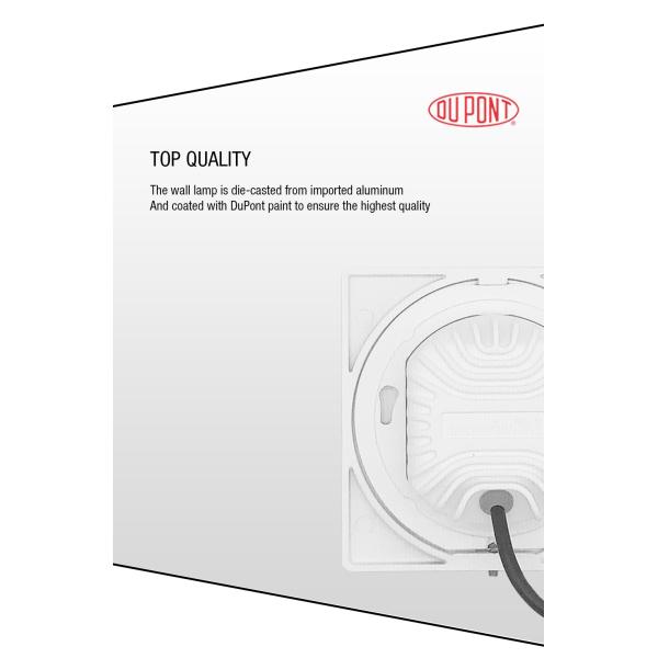 White Multiscene Recessed Stair Wall Lights Indoor Aluminum No Flicker