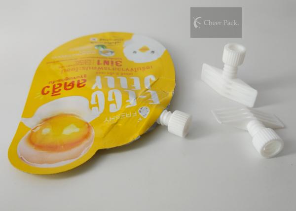 Quality Food Grade Pour Spout Caps 3.3cm Hot Seal Size For Pouch Bag , White Color for sale
