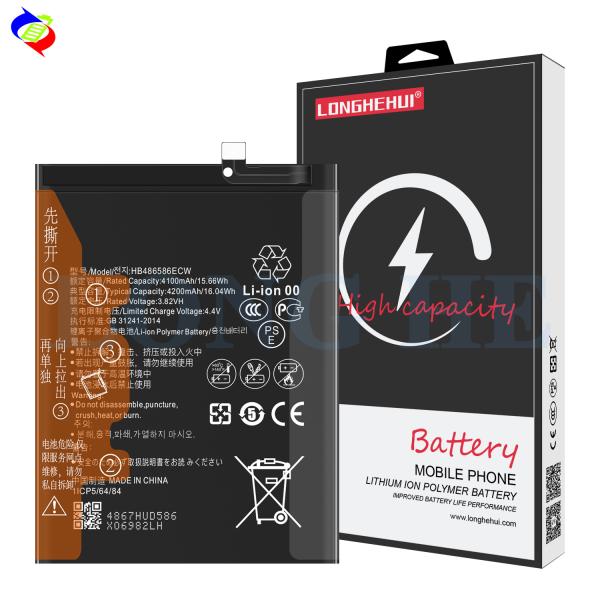 HB486586ECW Li-ion Polymer Battery for Huawei Honor V30 Mate 30 Nova 6 5G P40 Lite Black