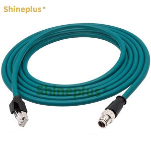 China Ethernet Industrial Camera Network Cable 8 Core X Type Cameralink M12 To RJ45 wholesale