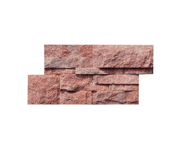 Pink Quartzite 35x18cm Stacked Stone Wall Cladding
