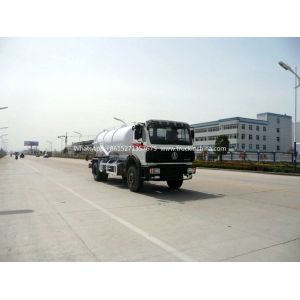 Beiben Septic Tanker Vacuum Truck / Sewer Cleaning Vehicles WhatsApp:+8615271357