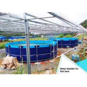 China Flange Diameter 40m Fish Farming Water Bladder Tanks wholesale