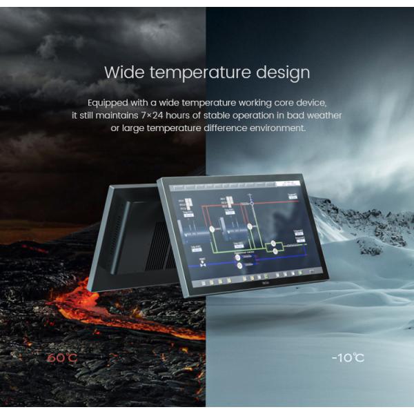 23.6" IP66 Waterproof High Brightness Industrial Touch Screen Panel PC All-In-One Tablet Industrial Computer
