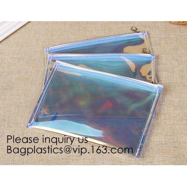 PVC EVA Plastic Pouches for Hanging Products Clear Make Up Brush Cleaner Cosmetic Bags Beauty EVA PVC Cosmetic Pouch For