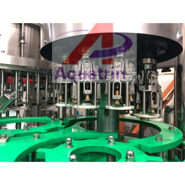 220V 50Hz Glass Milk Bottle Filling Machine With Overload Protection
