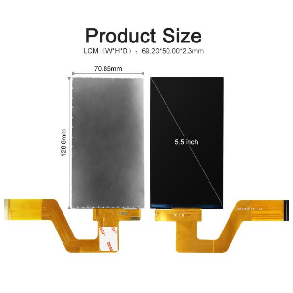 Polcd MIPI 5.5 Inch Lcd Display 720X1280 TFT Capacitive Touch Screen