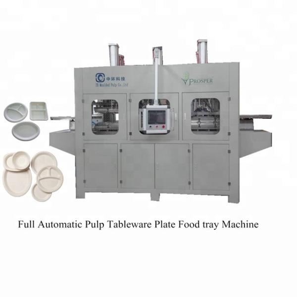 Quality Fiber Moulding  Pulp Food Container Thermoforming Machine 2000pcs/day for sale