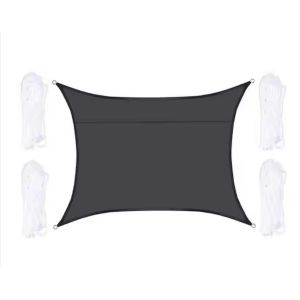 China 300D 165GSM Retractable Patio Gardenline Swimming Pool Shelter Polyester Oxford Canvas Sun Shade Sail for Shade Sails & Nets on sale