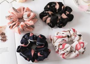 China Creative Korean version fabric hairband Flamingos birds animal tied hair seamless elastic ring lady head accessories wholesale