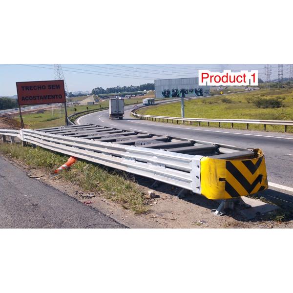 Q235 Q345 Galvanized Powder Coated Road Safety Highway Guardrail Crash Cushion Barriers