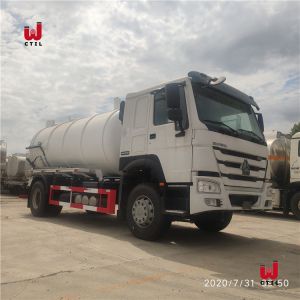 6 Wheelers 18m3 Sewer Vacuum Truck