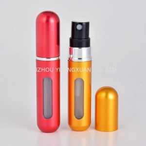 China Aluminum Refillable Fragrance Atomiser , Travel Perfume Spray Bottle OEM Available wholesale