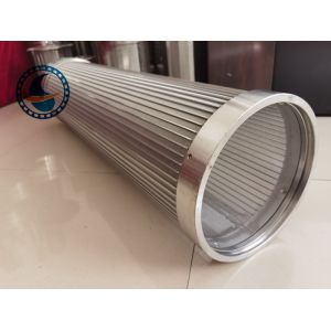 China Stainless Steel 304 Wedge Wire Strainer Slotted Screen wholesale