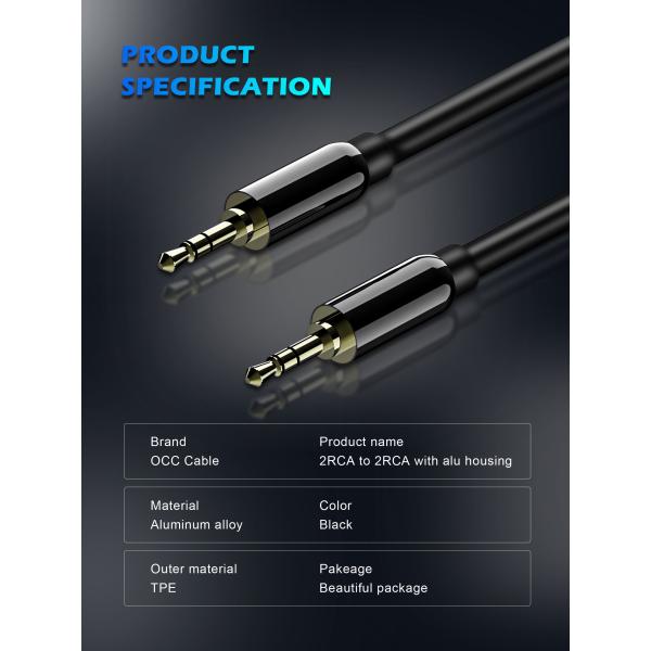 DC3.5 Male Male Aux Cable