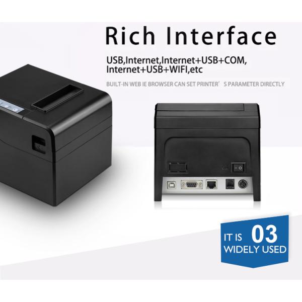 RJ11 Thermal Bluetooth Bill 80mm Receipt Printer USB Lan With Auto Cutter
