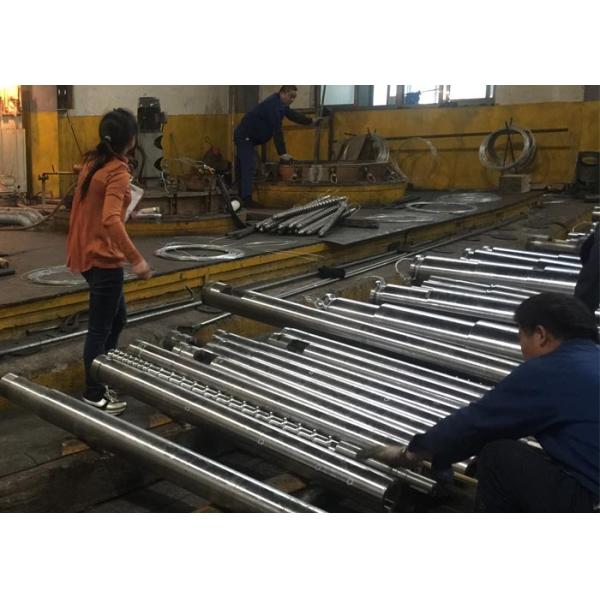 Custom Color Plastic Auxiliary Equipment Single Extruder Screw Barrel PP PE Film