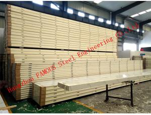 China Customized Heat Insulation Cost Saving Insulated PU Sandwich Panels For Wall Systems on sale