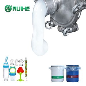 China Shore A 20 High Tear Strength With 3-5 Minutes Pot Life Liquid Silicone Rubber on sale