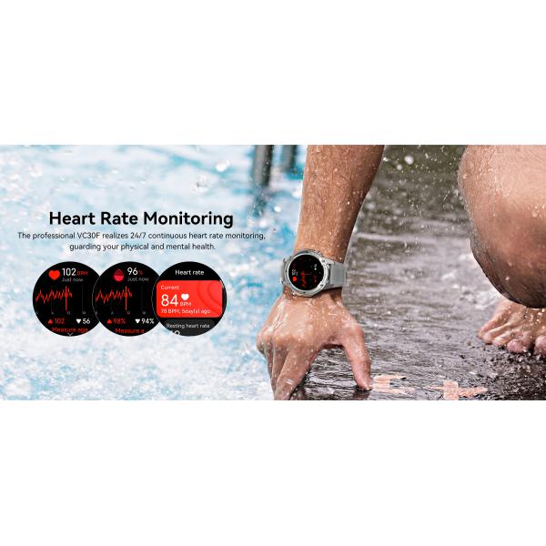 DM56 GPS Smart Watch with L1+L5 Dual Frequency, 1.43" AMOLED Display, 5ATM Waterproof