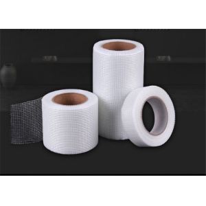 China 50mm Wide Fiberglass Netting Mesh Self Adhesive Drywall 90m Roll wholesale