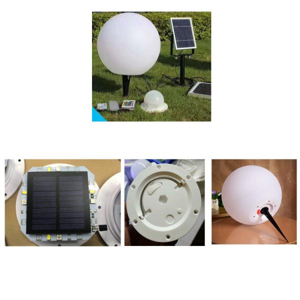 1000 mAh solar battery 1.2 w Pin Solar Power Sphere For Garden