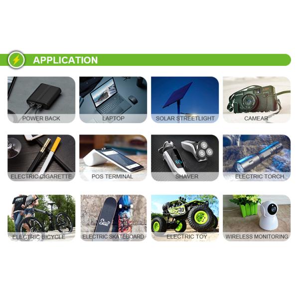 Customizable Home Appliances Use Li-Ion Battery 18650 3.6V 2500mAh Rechargeable Lithium Ion Battery Cell