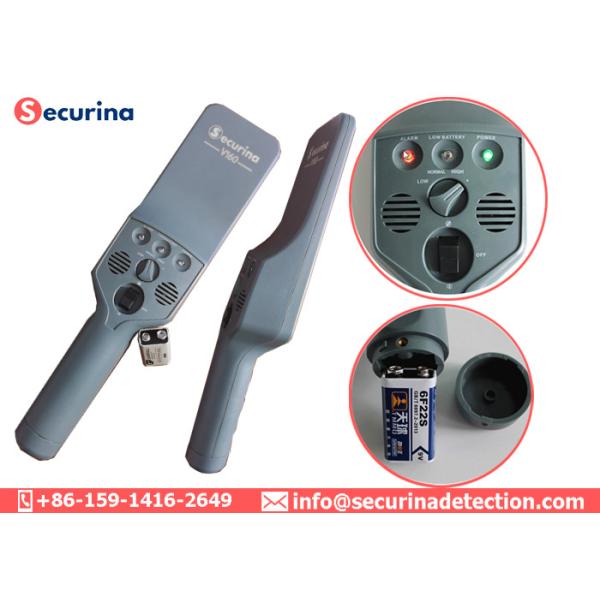 Super Sensitive Hand Held Metal Detector Body Scanner Security Equipment ABS Plastic