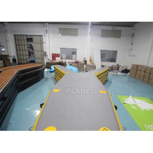 Inflatable Water Park Australia Floating Y Shape Inflatable Water Sports Y Pontoon Platform Parking Dock