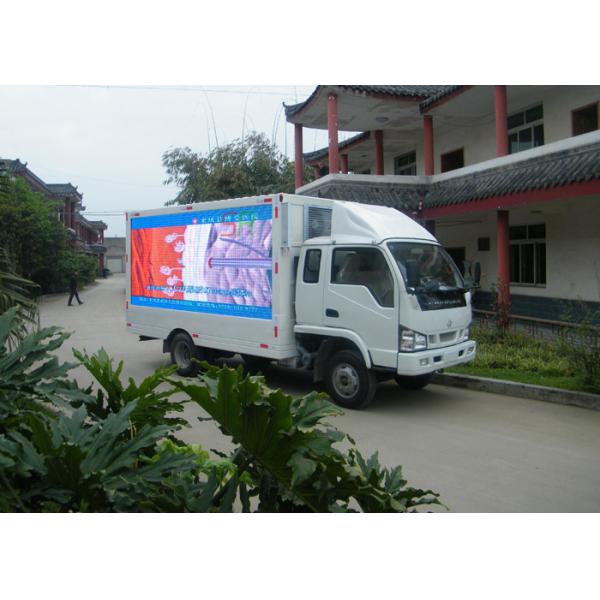 High Flatness Truck Mounted LED Display Screen PH8mm Sharp Image Energy Saving