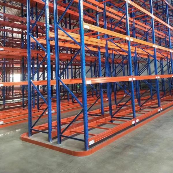 100% Accessibility VNA Pallet Racking Higher Density Warehouse Pallet Shelving 4-6 Levels