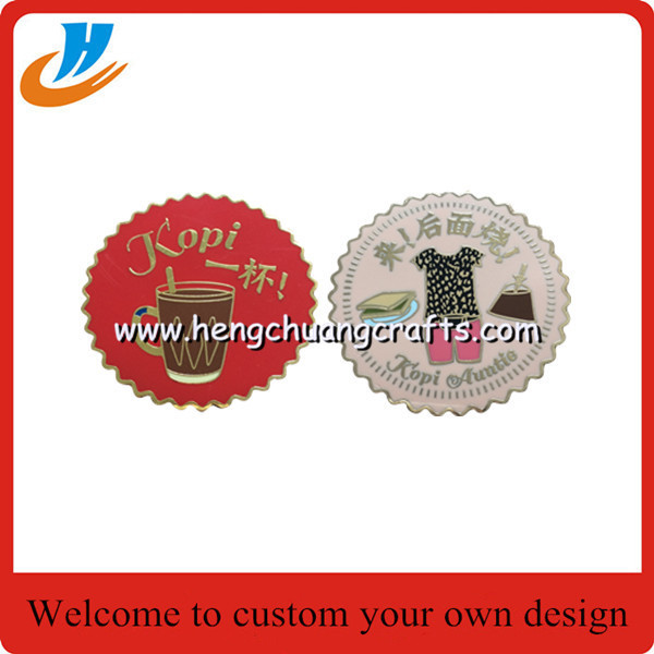 Cheap colorful plated 3d fridge magnets customizable/New promotional design logo fridge magnets for promotions