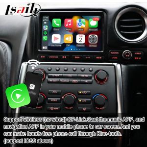 Lsailt Android Multimedia Interface for GT-R GTR R35 2011-2016 Wireless Carplay