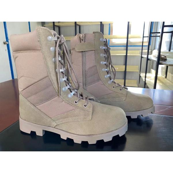 OEM ODM Canvas Steel Toe Combat Tactical Boots For Desert