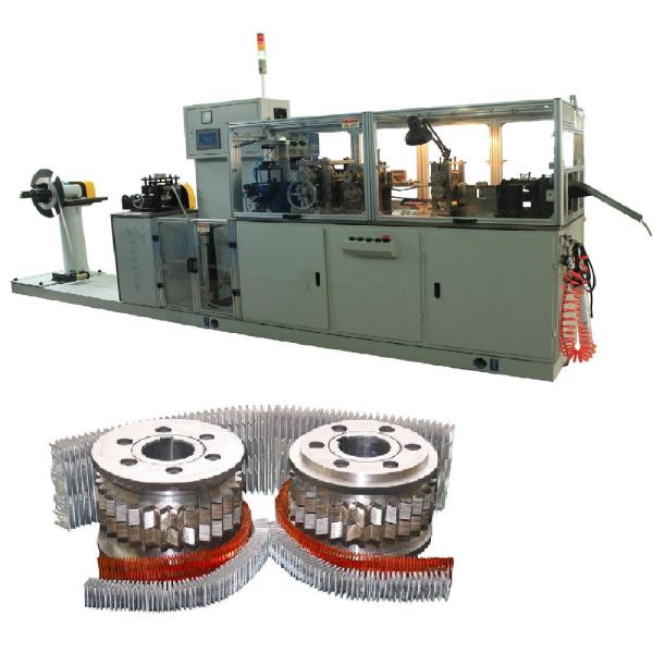 60M / Minute Copper Radiator Fin Machine Radiator Manufacturing Equipment