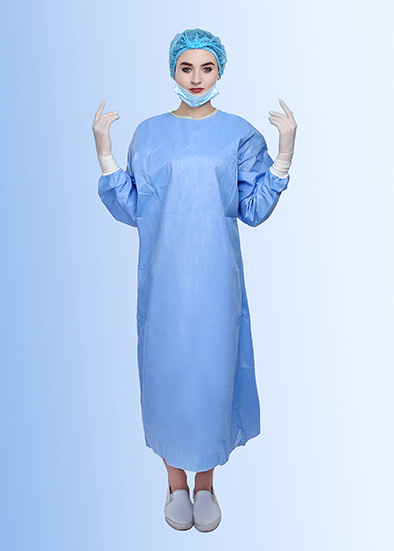 30-60gsm Non Woven Medical Disposables SMS Fabric Sterile Surgical Gowns