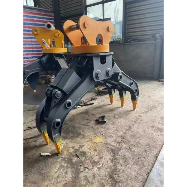 Factory Customized Multifunctional Timber Gripper Hydraulic Claw Rock Grapple Excavator Log Grapple Wood Grabber