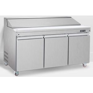 China Table Top 450L Stainless Steel Fridge Freezer CE Certificate wholesale