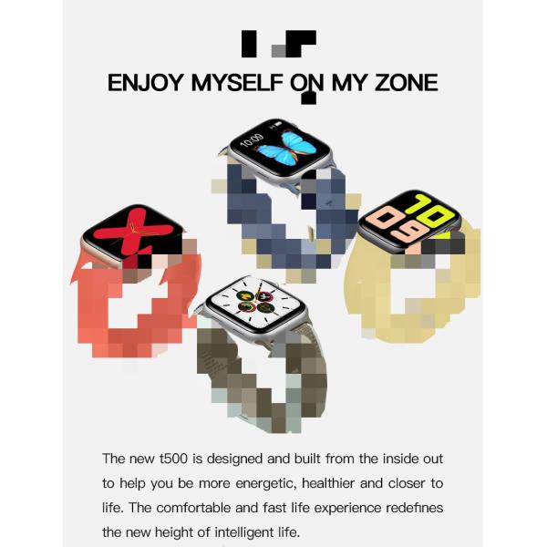 T500 X6 W26 W34 W26+ Health Fitness For Apple Android Ios Full Sereen Smart Watch