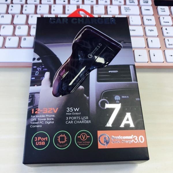 Fast Charge USB Auto Dual QC 3.0 Car Charger Portable Type C