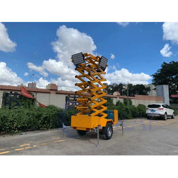 IP65 Diesel Generator Mobile Light Tower Auto Lifting Portable LED Light Tower