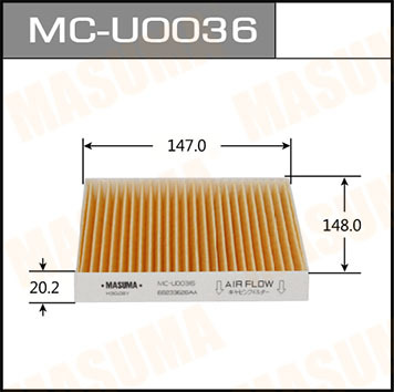 MASUMA Repair Part CAR Air Cabin Filter Duct D17A2 68233626AA for JAPAN Chrysler