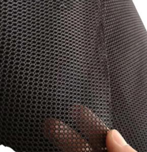 China Single Layer Polyester Mesh Fabric , Black Stretch Poly Mesh Netting Cloth wholesale