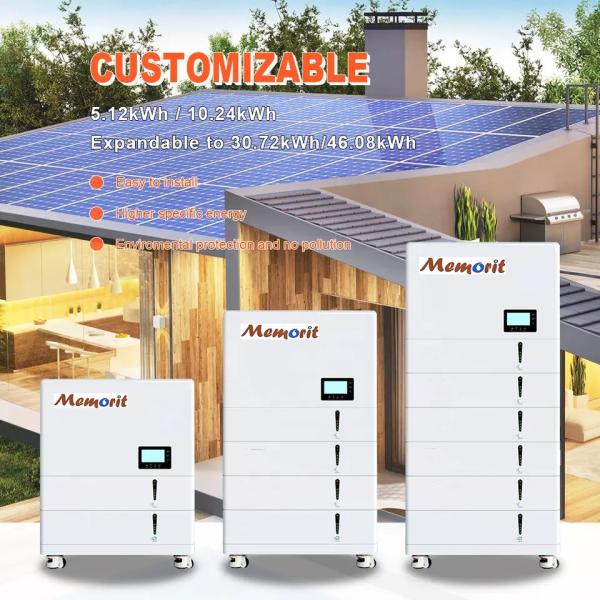 Power Stackable LiFePO4 Battery Inverter 20KWH Lithium Ion Brick Battery