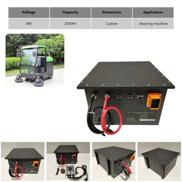 25.6V314Ah Custom Lithium Battery Street Cleaning Machine Electric Sweeper Battery