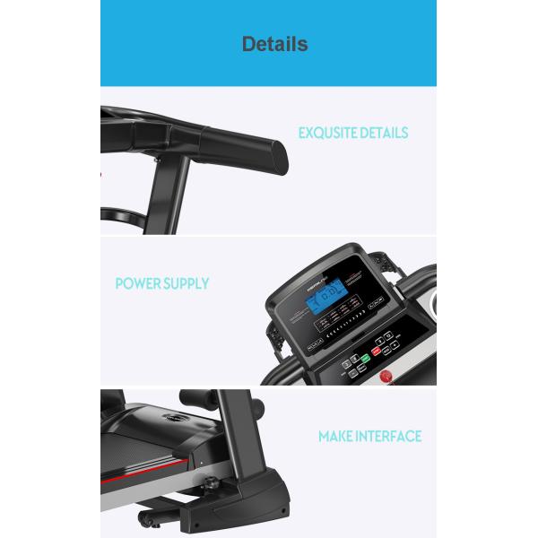 Customized 150kg Load Commercial Folding Treadmill With LCD Screen