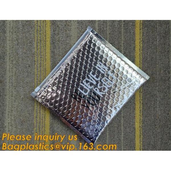 Bubble k bag/bubble slider bag/bubble zipper bag customize color size printing,Bubble Padded Bag EPE/PO Film Bag E